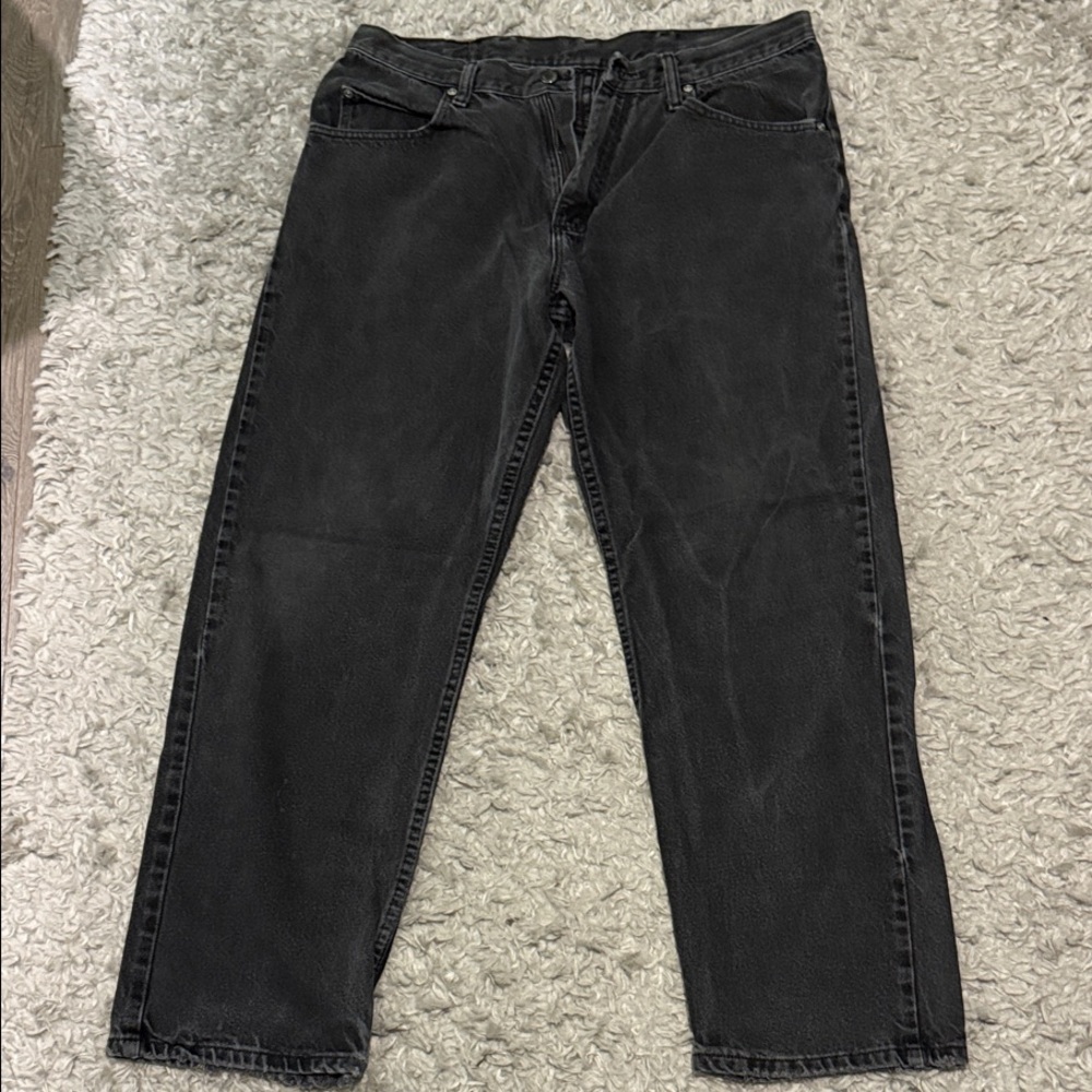 Wrangler Men's Dark Gray Jeans